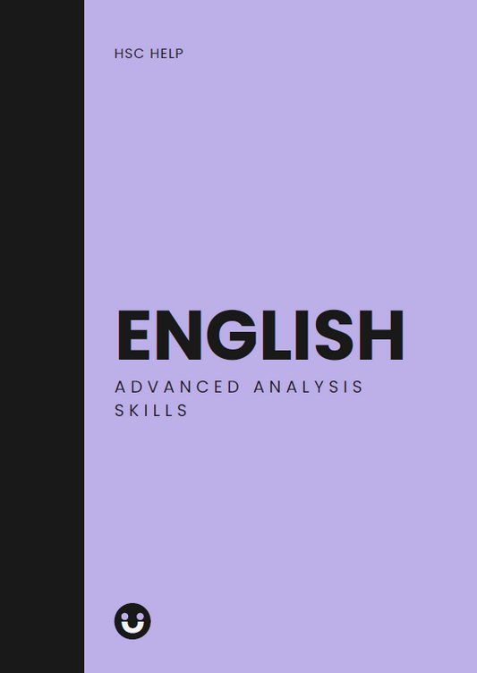 Advanced Analysis Skills - HSC English Study Booklet (Digital PDF)