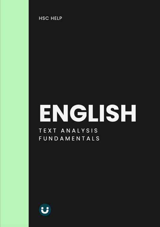 Text Analysis Fundamentals - HSC English Skills Booklet (Digital PDF)