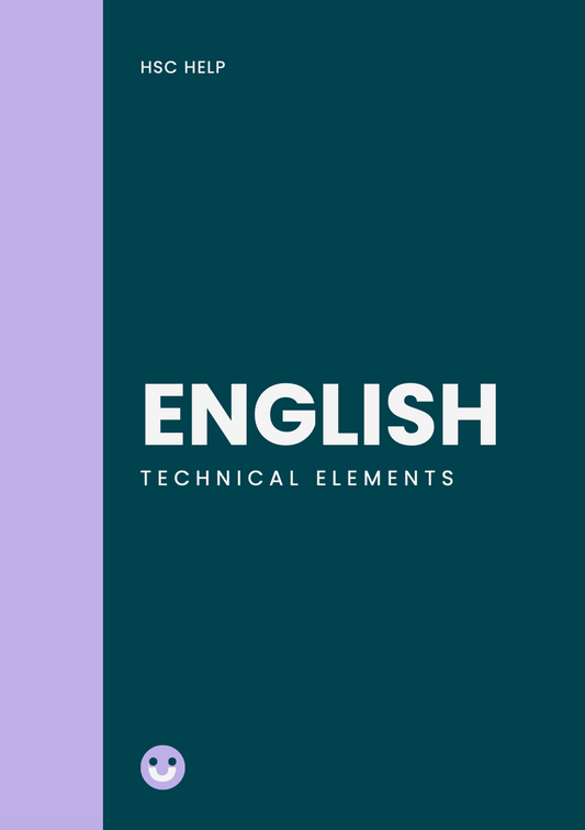 Technical Elements - HSC English Study Booklet (Digital PDF)