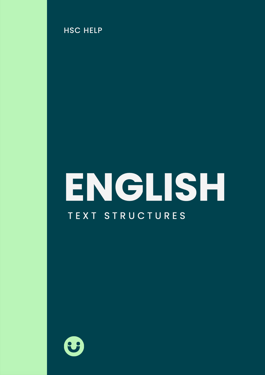 Text Structures - HSC English Skills Booklet (Digital PDF)
